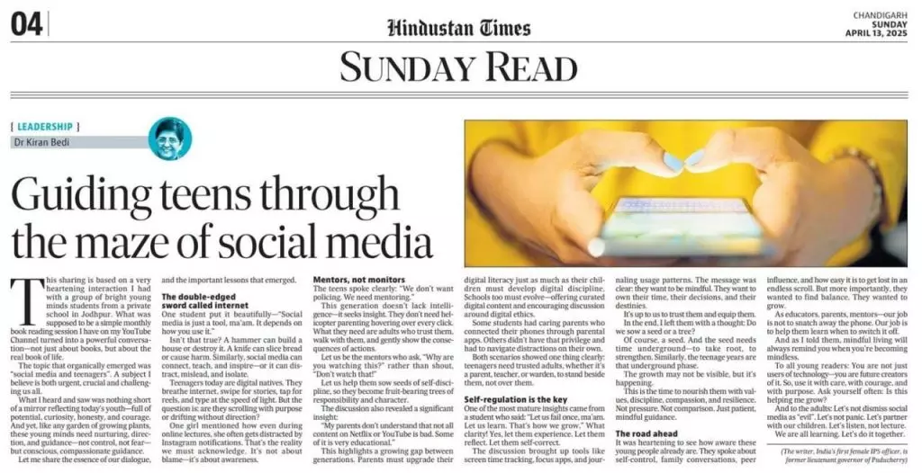 Leadership | Guiding teens through the maze of social media